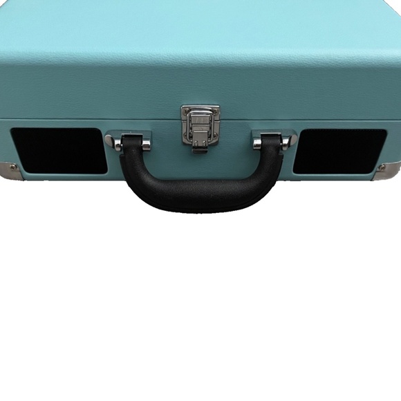 (NOB) Victrola Portable Bluetooth Record Player Turntable W/Built Speakers Blue - Picture 10 of 16